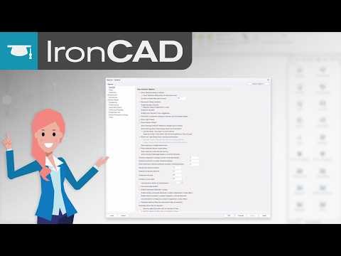 IronCAD Getting Started | Start and Settings