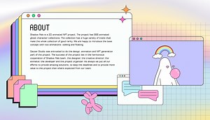 2D Animated NFT Collection - Shadow Pals - Gazzar Studio