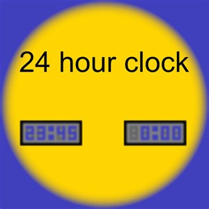 24 hour clock Minecraft Texture Pack