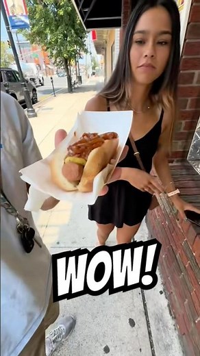 Flashback to ‪@thehomedogllc‬ and Juli’s First Ever Sabrett Natural Casing Hotdog