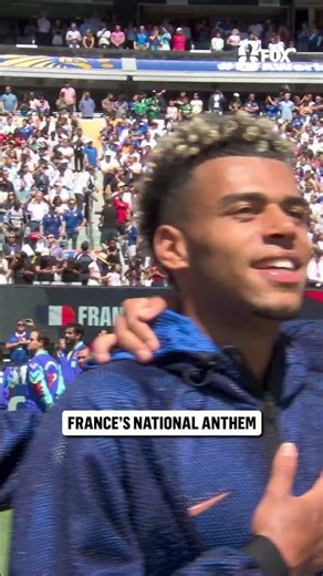 France’s national anthem is played for the first time at the 2026 FIFA World Cup 🇫🇷