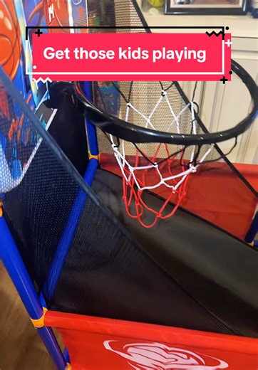 Getting the kids to play together is tricky sometimes, but I am always looking for toys that will get them off their tablets in the winter. This is a fun little basketball game that honestly doesn’t take up too much space. Easy assembly and it comes with 4 mini basketballs. Get them playing! #basketball #kidstoys #toy #hooping #playtime
