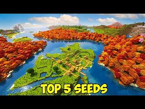 TOP 5 DAPPLED FOREST Village Seeds For Minecraft 26.50 (Bedrock & Pocket Edition)