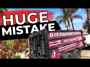 BIGGEST Mistake (so far) Renting Out Dump Trailers! **Watch This BEFORE You Start!**