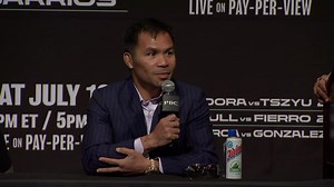 24K views · 398 reactions | Prometen "sorpresas" en Las Vegas  Manny Pacquiao y Mario Barrios revelan que esperar de su pelea el próximo sábado en La Ciudad del Pecado. #BoxAzteca 壘 | Box Azteca | Facebook