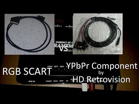 Retro Gaming: HD Retrovision component cables overview and SCART comparison