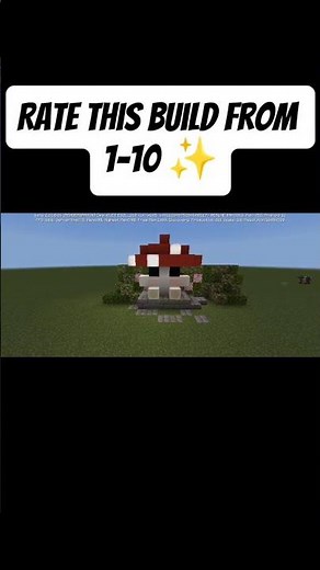 Mushroom Design In Minecraft ✨🍄 #gaming #minecraft #building #shorts #mcfireplay