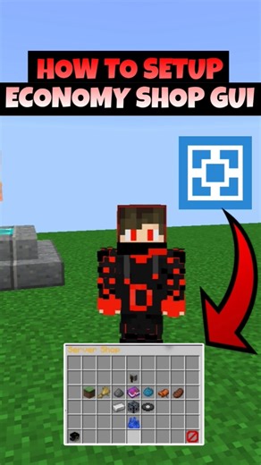 How to Setup the Perfect Economy Shop in Minecraft #minecrafttutorial #mcpe #shorts