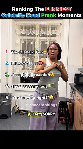 Ranking The FUNNIEST Celebrity Dead Prank Moments (The Denial Stage Hit Fast) 😭