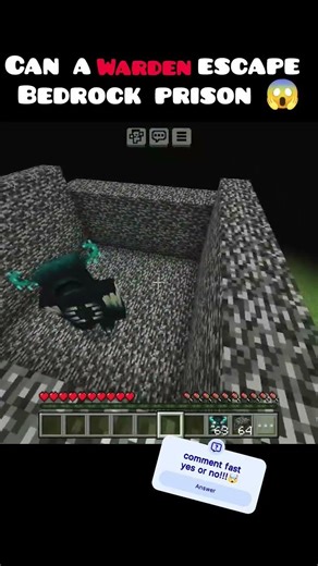 Can a Warden Escape a Bedrock Prison? 😳