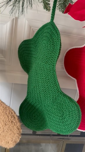 The December installment of the 2024 Dog Crochet Series is here, and the dogs will LOVE it! Say DBSP for the Dog Bone Stocking Pattern… 🐶🧦🎄 #crochet #yarn #crocheting #crochetaddict #crochetpattern #yarnaddict #crochetchristmas #crochetstocking #christmas #christmasdecor | Heart Hook Home