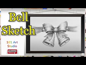 How to draw an easy bell drawing | Realistic Pencil sketching for Beginner | Step by Step tutorial