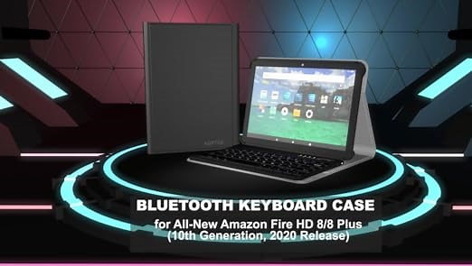 AGPTEK Keyboard Case for Amazon Fire HD 8\/8 Plus(10th Gen)