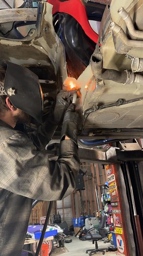 9.7K views · 98 reactions | Sometimes you have to make patch panels after cutting away sheet metal to fit a big engine in a small car #fabrication #welding #porsche #driftcar | Matt 6berries | Facebook