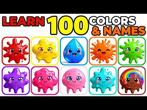 100 Colors Name | Learn Colors Name in English | Names Of Colors | English Vocabulary