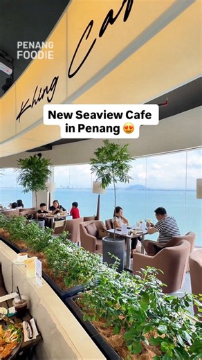 New seaview cafe in Penang 🍰 📍Khing Cafe @ Lin Xiang Xiong Art Gallery [Pork-free, Tiramisu contains alcohol] #penang #penangfood #penangfoodie | Penang Foodie