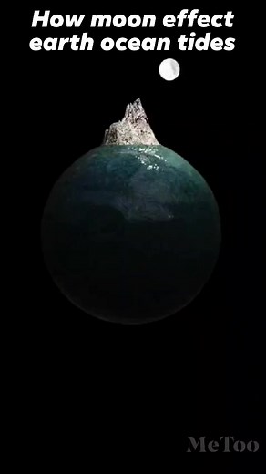 1.1K views · 12 reactions | How moon effect earth ocean tides #science #space #facts #fact | MeToo | Facebook