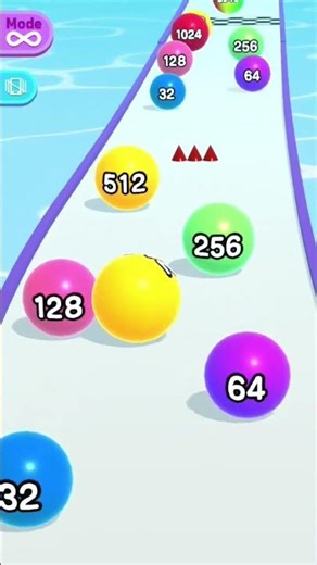 Ball run 2048 game#level11#minigames#viral#youtubeshorts#