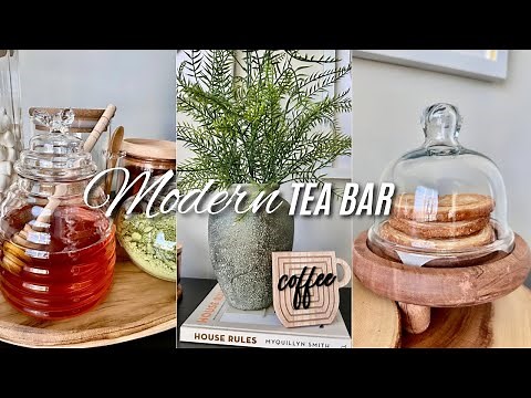 How to Create a Modern, Affordable, and Easy Tea & Coffee Bar at Home | Step-by-Step Guide