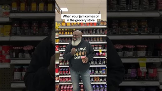 Dancing in the grocery store because the song is too good 😂 #jamming #grocerystore #werocktogether | The Professor Nick Harrison