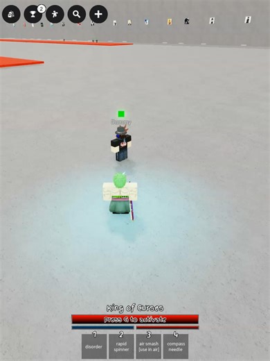 akaza moveset showcase (using zoro avatar again because i dont have a akaza one)