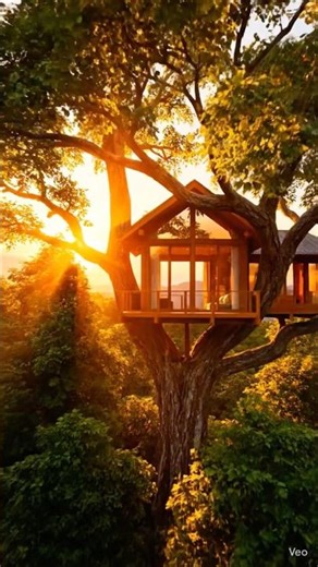 The perfect hidden home #treehouse #architecture