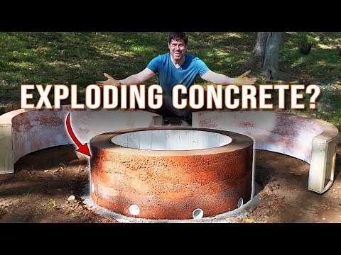 A Smokeless Concrete Fire Pit...that WON'T EXPLODE...