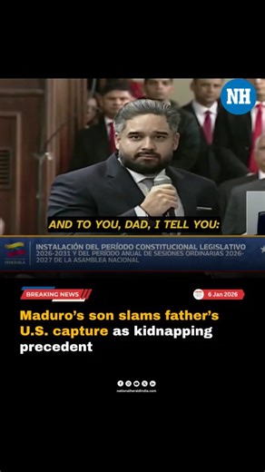 National Herald on Instagram: "Maduro, who appeared alongside his wife Cilia Flores, faced a federal arraignment on charges of “narcoterrorism” and related conspiracies. Handcuffed and clad in blue jail uniforms, the couple was escorted under heavy guard into the court of US district judge Alvin K. Hellerstein, wearing headsets to follow the English proceedings translated into Spanish. Read the full story on our website. [Nicolas Maduro, Maduro Venezuela, Cilia Flores] #Venezuela #NicolasMaduro 