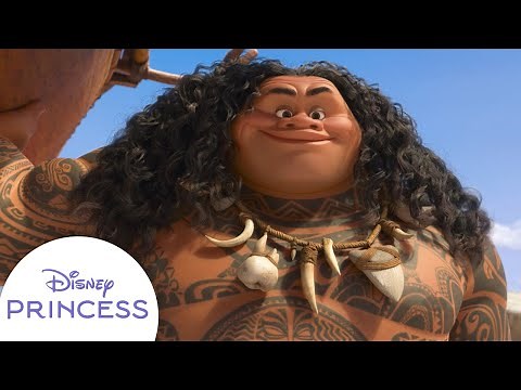 The Journey of Maui | Moana | Disney Princess