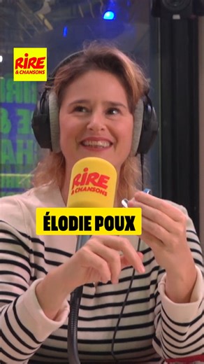 Cette semaine, Elodie Poux est l'invitée de l'Afterwork du Rire, entre 17h et 17h30 - 🎧 Tous les podcasts sont disponibles sur l’application Rire et Chansons... Écoutez aussi RIRE & CHANSONS sur l’appli et les enceintes connectées 📲 | Rire et Chansons