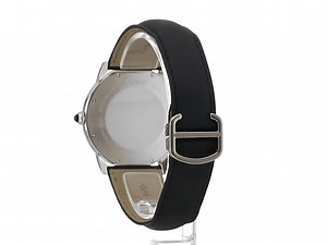 Watch Cartier Men's 'Croisiere' Automatic Stainless Steel and Leather Casual Watch, Color&colon;Black ﹙Model&colon; on Amazon Live