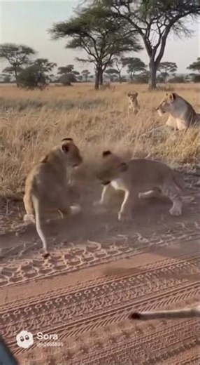 Lion Cubs Climbing on Each Other | Cute Safari Moment | Rescue & Release