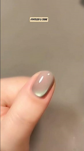 Magnetic Gel Nail Polish Tutorial for a Stunning Cat-Eye Effect ✨💅 #magneticnails #nailcolor #nail
