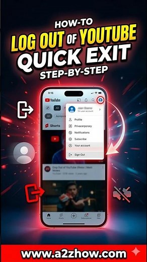 How Do I Log Out of My Youtube Account? #youtube #tutorial #howto