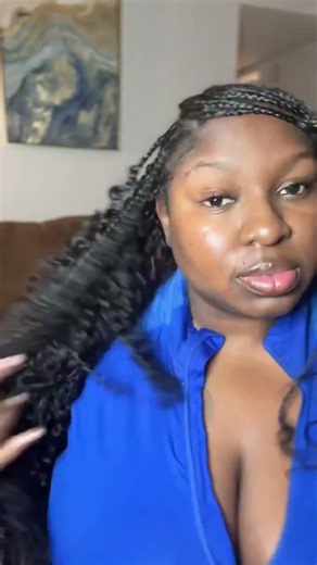 Have you tried miracle knots with crochet hair?! 😱Regular braids could never! #crochetbraids #shorts