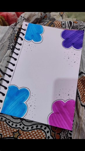 Simple and Easy front page design idea for Project file. #ytshorts #frontpage #fyp #drawingideas