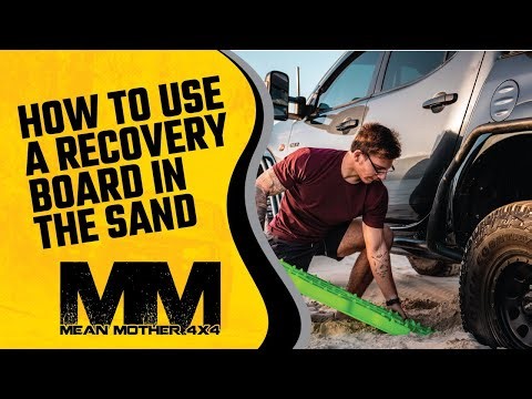 How to use a Recovery Board in the Sand | Exitrax by Mean Mother 4x4