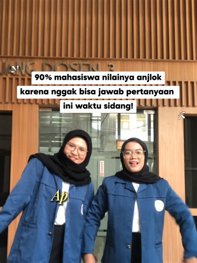 Jangan sampe nilaimu anjlok karena ga bisa jawab pertanyaan ini! 😴 #mahasiswa #sidang #mahasiswaindonesia #sempro #skripsi