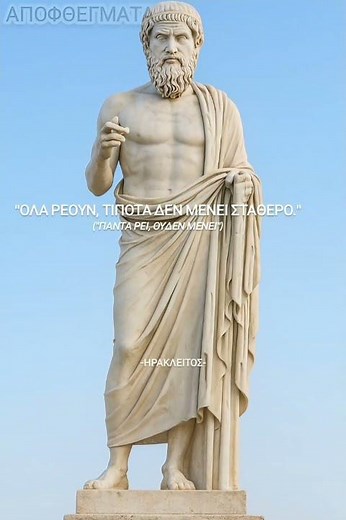 Ηράκλειτος. Αποφθέγματα, φιλοσοφία, γνωμικά αρχαίων Ελλήνων.