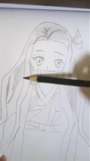How To Draw Nezuko || Nezuko Drawing Tutorial |