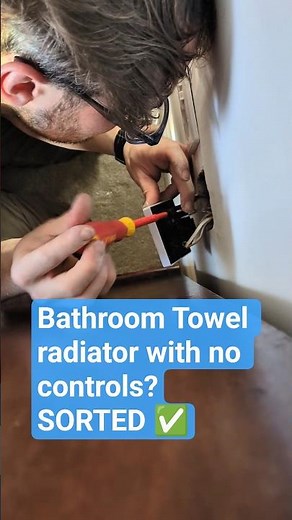 Installing a Fused Timer Switch to control electric bathroom radiators. #electricalinstall #sparky