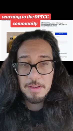 Jeremiah Estrada on Instagram: "Quick edit: I actually don't know if it's a yellow bottom or not or if those exist, but the message is the same. These boxes can and will be boughtby scalpers to fill with dead packs and resealed. #scalperssuck#bandai #optcg #onepiece #pokebros"