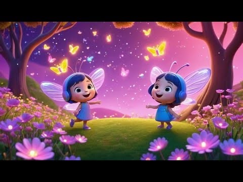 Five Sleepy Fireflies Blinking One by One | Nursery Rhymes for Kids & Baby Songs