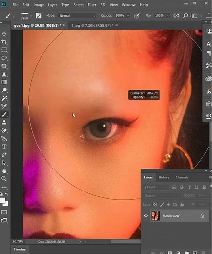 Create Eyebrows #Photoshop Photoshop - Tutorial