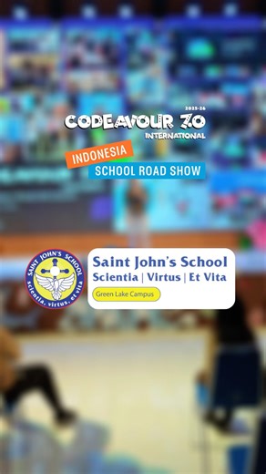 Codeavour Roadshow at Saint John’s School Greenlake 👏