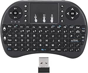 Mini Keyboard, Mini i8 Flying Keyboard for Home Portable Multimedia Keyboard Controller with USB Receiver for Smart TV PC for Android