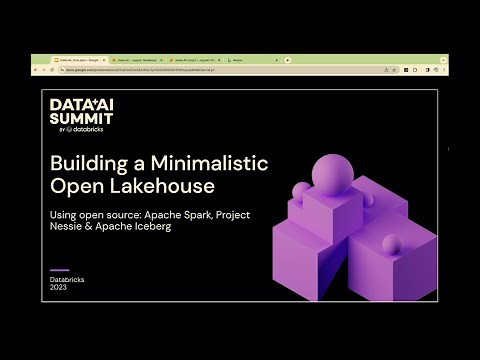 Building Minimalistic Open Lakehouse w/ Open Source Projects Apache Spark™: Project Nessie & Iceberg