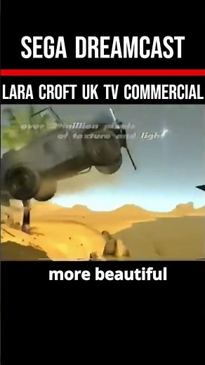 SEGA Dreamcast Lara Croft Tomb Raider: The Last Revelation [1999] UK TV Commercial #oldtvcommercials