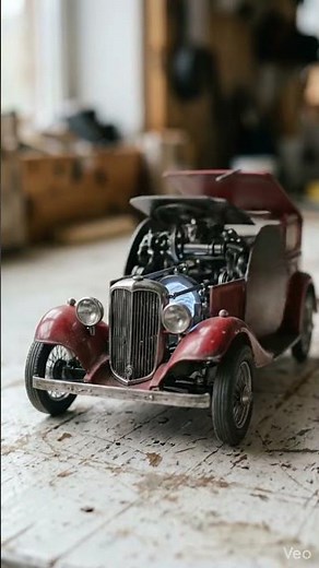 Mind-Blowing AI Video: Sci-Fi Sphere Transforms into Vintage Car (Veo) #shorts #youtubeshorts #veo3