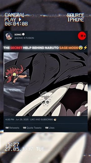 The Secret Help Behind Naruto Sage Mode😨⚡ #shorts #shortsfeed